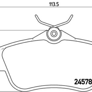 DISK PL. ZAD. PSA/FIAT JUMPY/EXPERT/SCUDO 07+ brembo