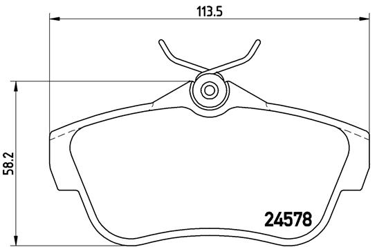 DISK PL. ZAD. PSA/FIAT JUMPY/EXPERT/SCUDO 07+ brembo
