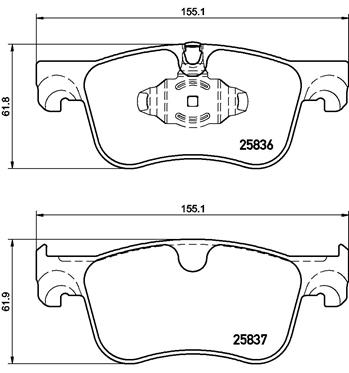 DISK PL. CITROEN C4 PICASSO 2 / GRAND PICASSO 2 13+ brembo