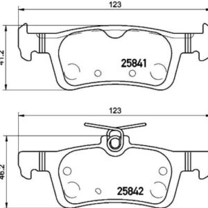 DISK PLOCICE ZADNJE PEUGEOT 308 II brembo