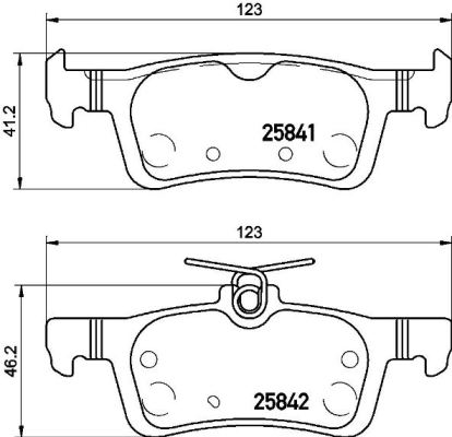 DISK PLOCICE ZADNJE PEUGEOT 308 II brembo