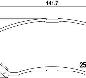 DISK PL. NISSAN QASHQAI 07+ brembo.