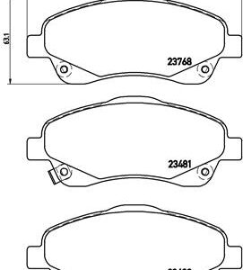 DISK PL. TOYOTA AVENSIS/COROLLA brembo