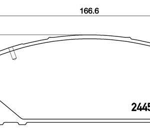 DISK PL PREDNJE TOYOTA RAV 4 12+ brembo