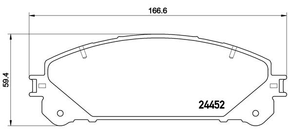 DISK PL PREDNJE TOYOTA RAV 4 12+ brembo