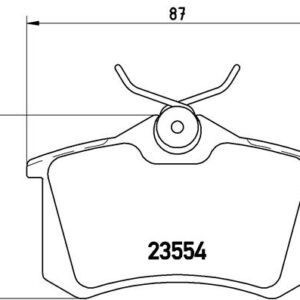 DISK PL. ZADNJE VW 17.2 MM brembo