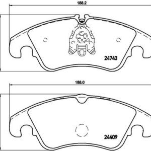 DISK PL. AUDI A6 4G2 2.0/3.0 TDI 11+ brembo