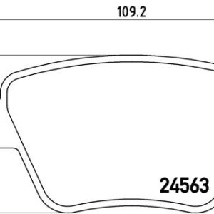DISK PLOCICE ZADNJE VW/SKODA GOLF VI/SUPERB 06+ brembo