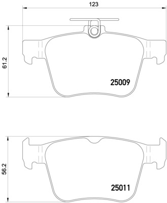 DISK PLOCICE ZAD. VW/AUDI GOLF VII/ A3 12+ brembo