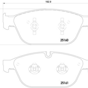 DISK PLOCICE PREDNJE AUDI Q5 3.0TDI SQ5 A8 3.0 4.2 B 09+ brembo