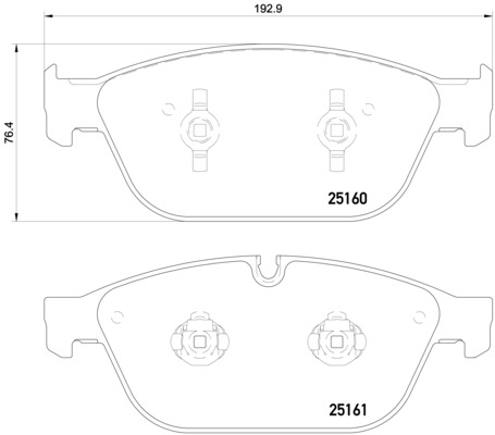 DISK PLOCICE PREDNJE AUDI Q5 3.0TDI SQ5 A8 3.0 4.2 B 09+ brembo