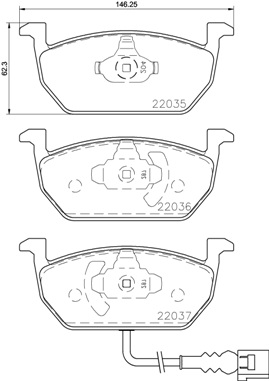 p85137.jpg DISK PL.VW GOLF 7 / AUDI A3 15+ / SKODA OCTAVIA 13+ brembo