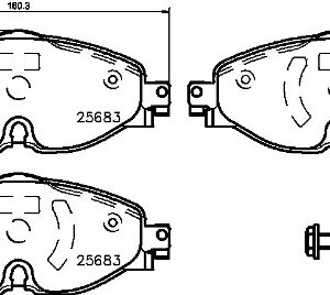 DISK PL. VW GOLF VII/PASSAT 12+ brembo
