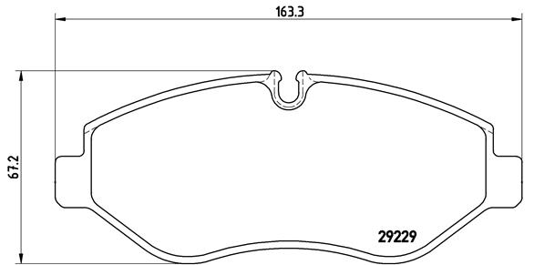 DISK PLOCICE PREDNJE IVECO DAILY 4 06+ brembo