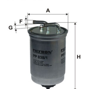 FIL.NAFTE FORD 2 IZL. ESCORT 6/7 1.8D/1.8TD/MONDEO 1/2 filtron