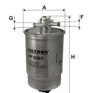 FILTER NAFTE VW/SEAT POLO/LUPO 1.4TDI/1.7TDI/1.9SDI filtron