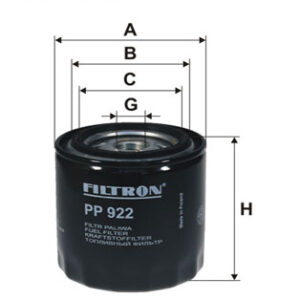FILTER NAFTE MAZDA 626 2.0D -87 filtron