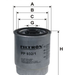 FILTER GORIVA VOLVO S60 I / V70 II 2.4 D filtron