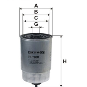 FIL.NAFTE M 16X1.5 FIAT 1.9 JTD 00+ filtron