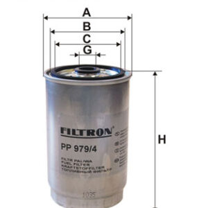 FILTER GORIVA HYUNDAI SANTA FE / I30 1.7/2.0 D 12+ filtron