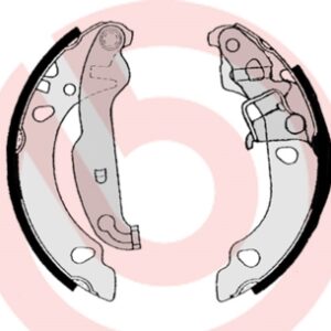 PAKNE FORD FIESTA IV/V 180X32MM brembo
