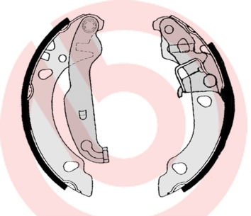 PAKNE FORD FIESTA IV/V 180X32MM brembo