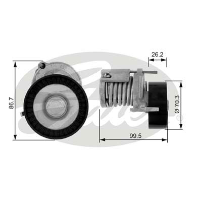 SPANER PK KAISA VW SA OPRUGOM G-3 1.4/1.6 /POLO gates