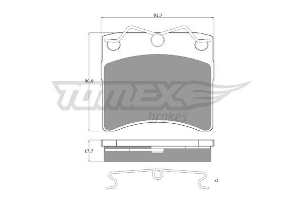 DISK PL. VW TRANSPORTER T-IV 90-03 tomex