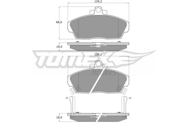 DISK PL. HONDA/ROVER CIVIC VI/400/800/45/200 tomex