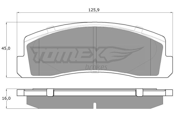 DISK PL. LADA NIVA tomex
