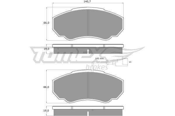 DISK PL. PSA/FIAT BOXER/JUMPER/DUCATO tomex