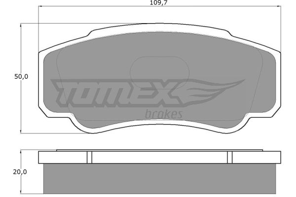 DISK PL. PSA C4/BERLINGO/XSARA/206/307/PARTNER tomex