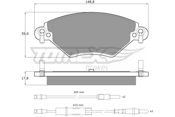 DISK PL. PSA CITROEN C5 01-04 tomex