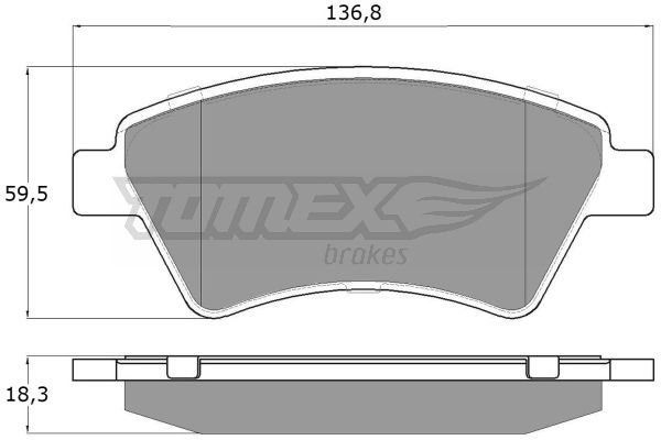 DISK PL. RENAULT MEGANE II 1.5DCI/1.9DCI 02+ tomex