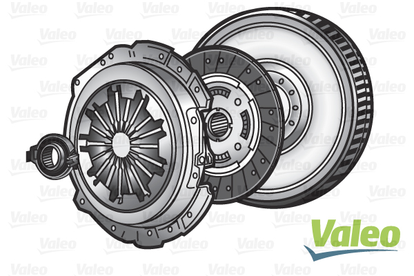 SET KVACILA SA FIKSNIM ZAMAJCEM  FI 240 MM 23 Z. VW/AUDI 1.9 / 2.0TDI valeo